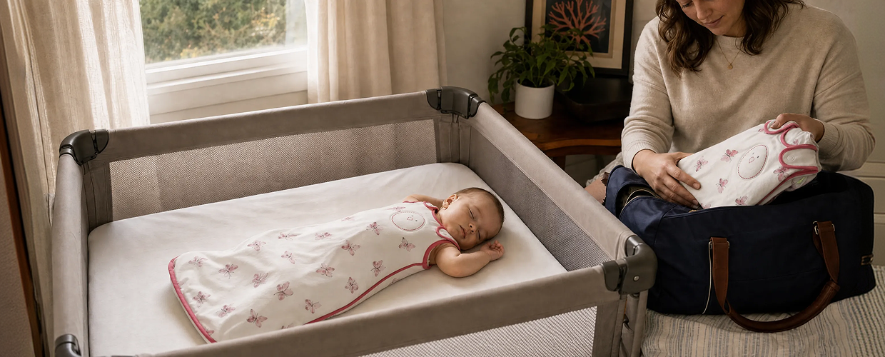How to Maintain Baby Sleep Routines When You're Away From Home